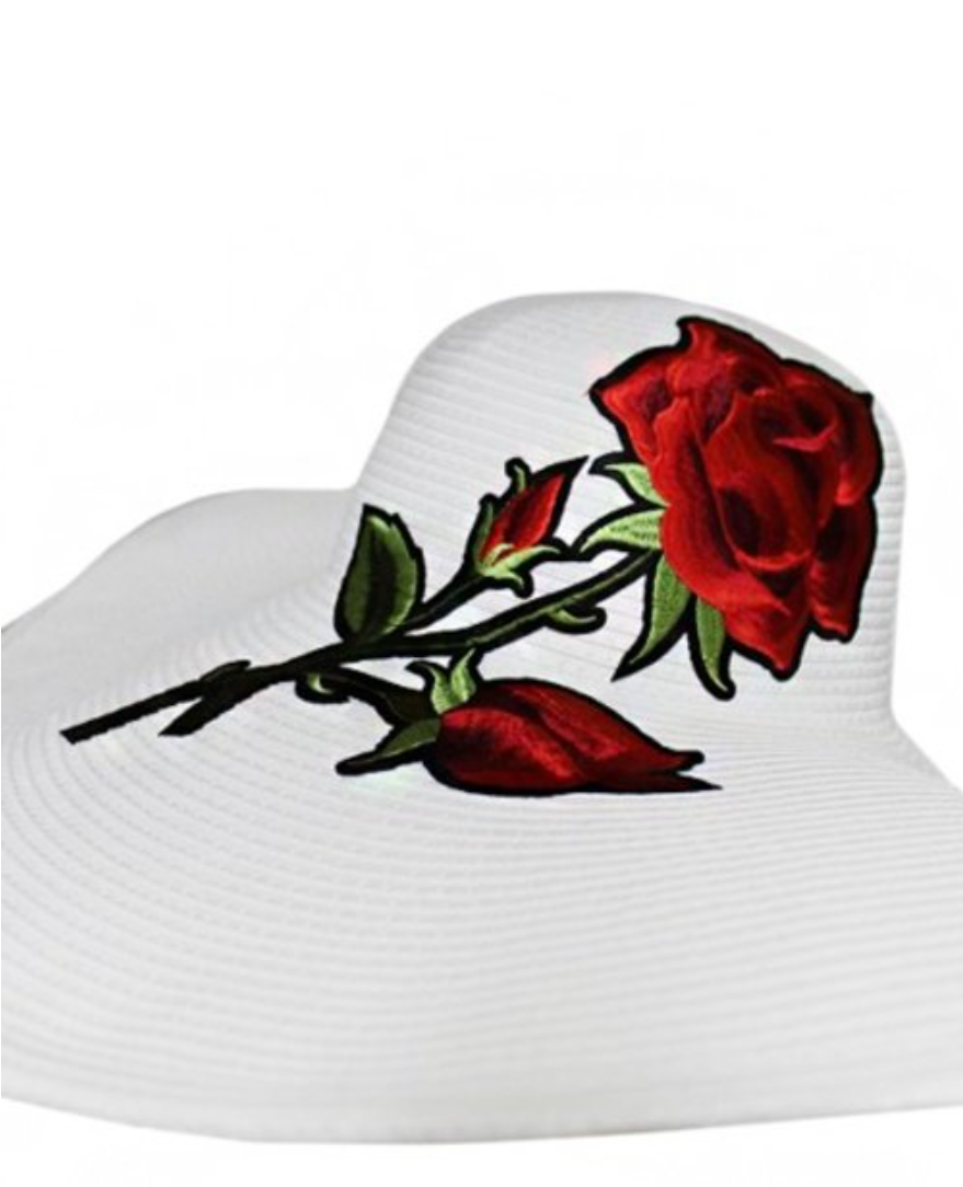 Enchanted Red Rose Floppy